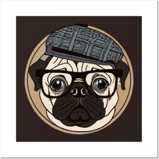 Retro Mops Dog Lover Retro Posters and Art